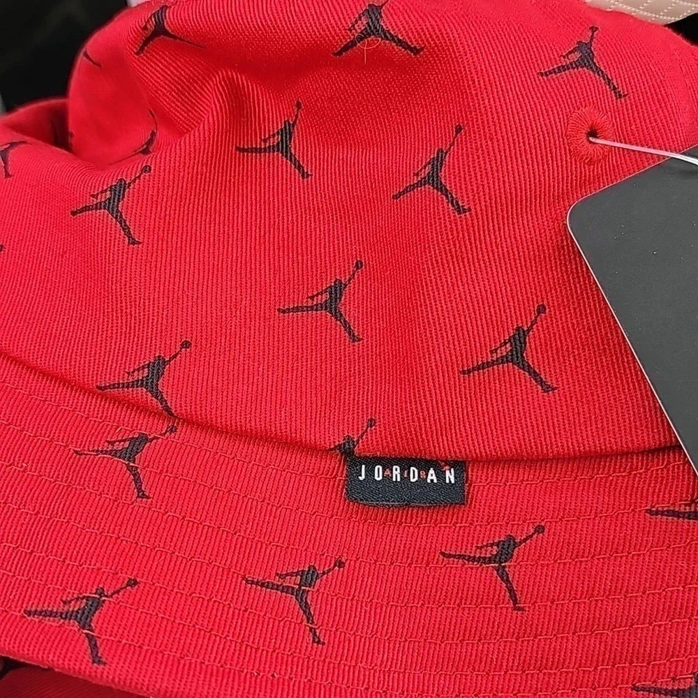 Jordan Boys Youth‎ Bucket Hat Red Black New